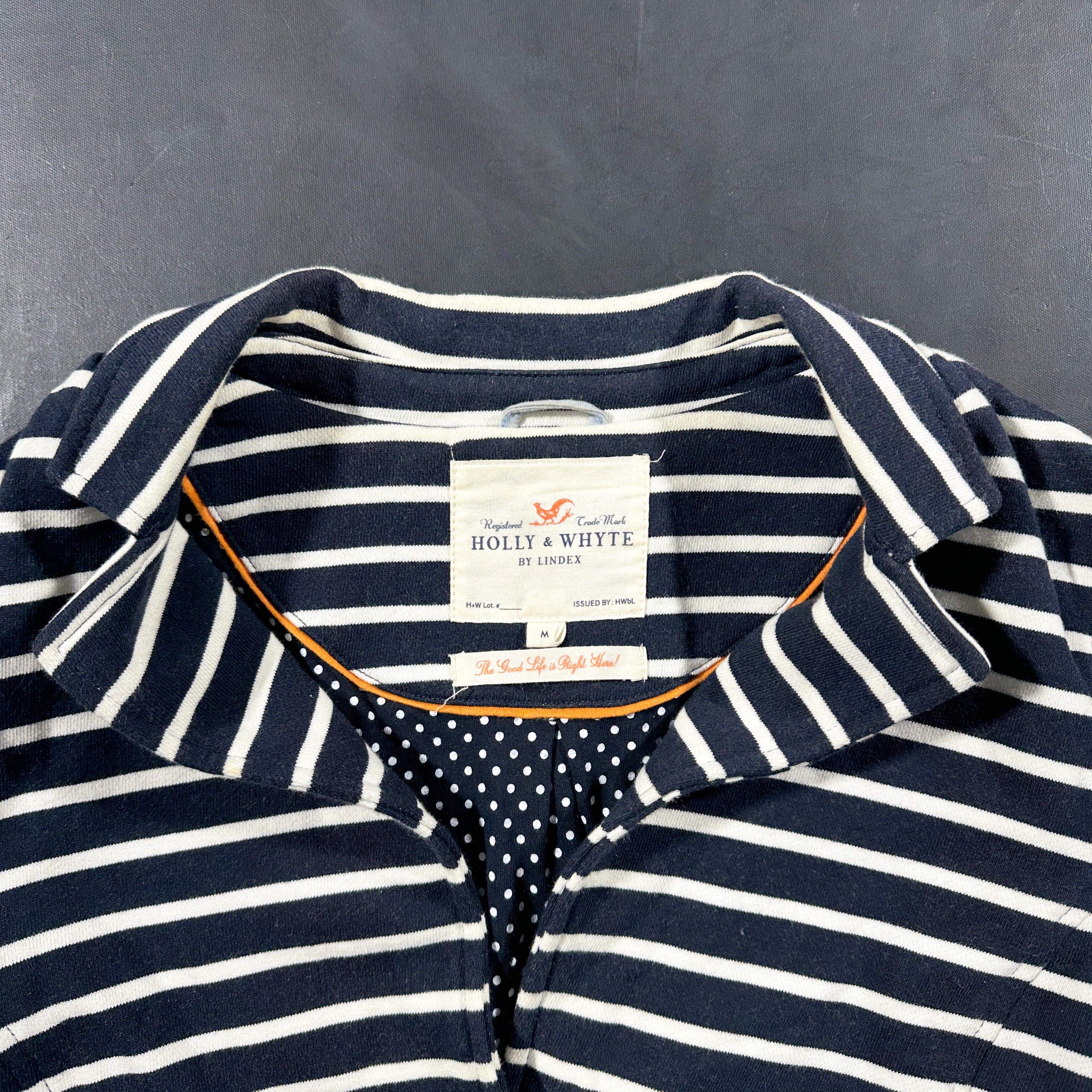 Blazer - Navy & White - Size M