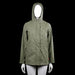 Cars - Rain jacket - Olive - Size L, XL - Olive hooded jacket with long sleeves and a repeating diamond print. Features a front zip closure, slanted front pockets, plain cuffs, and a curved hem.