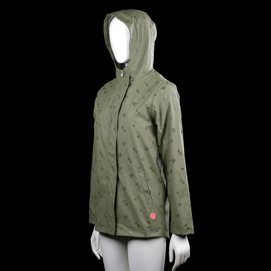 Rain jacket - Olive - Size L, XL