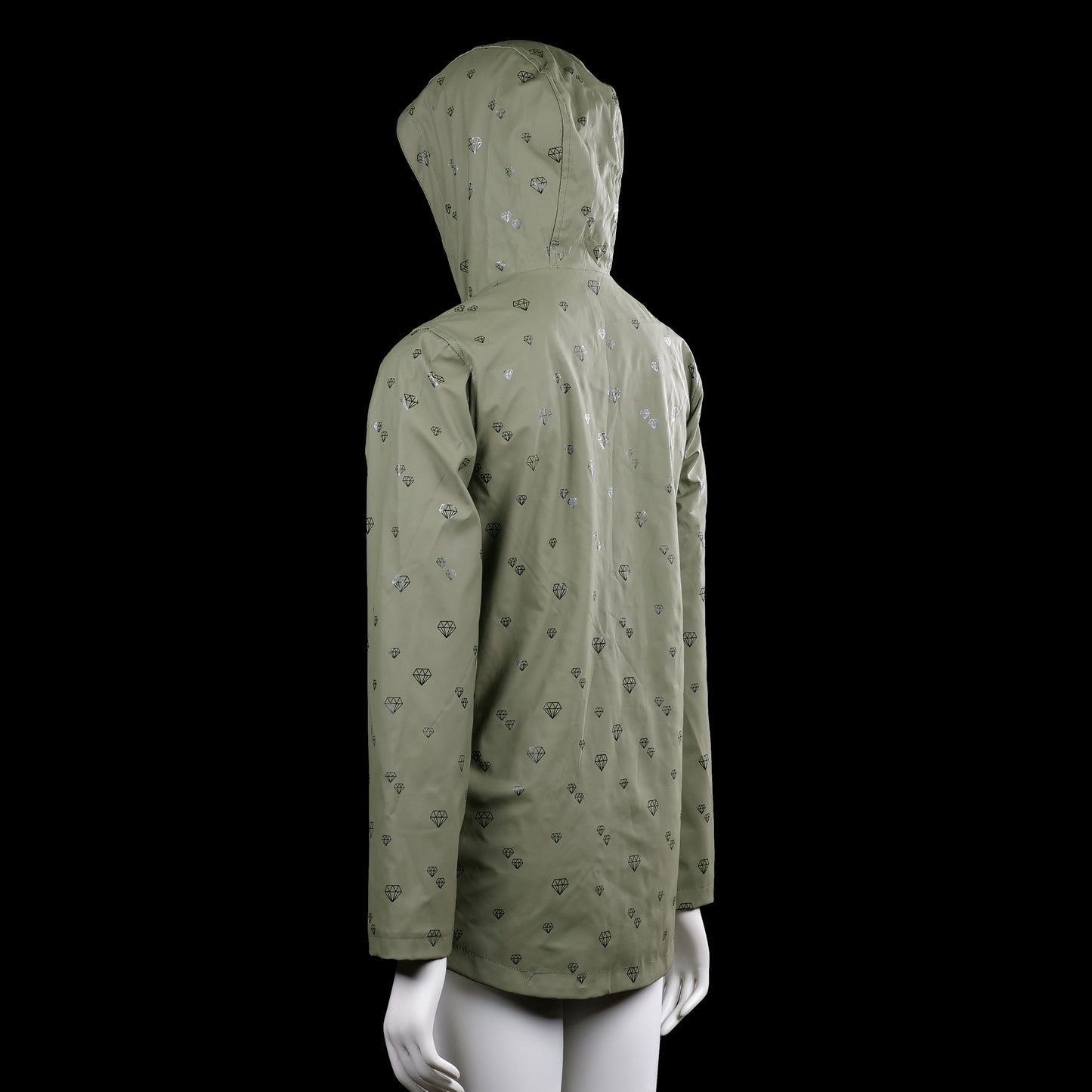 Rain jacket - Olive - Size L, XL
