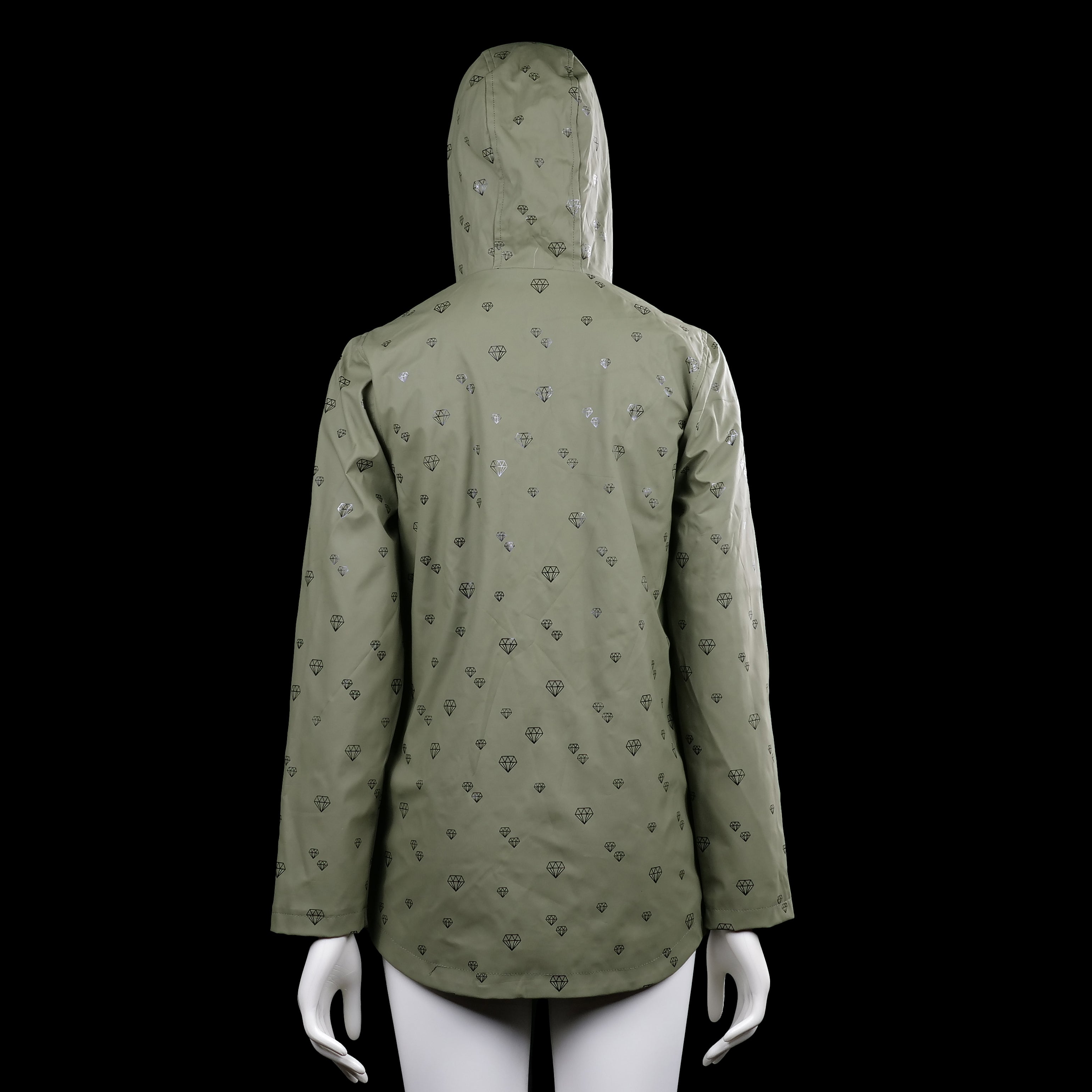 Rain jacket - Olive - Size L, XL