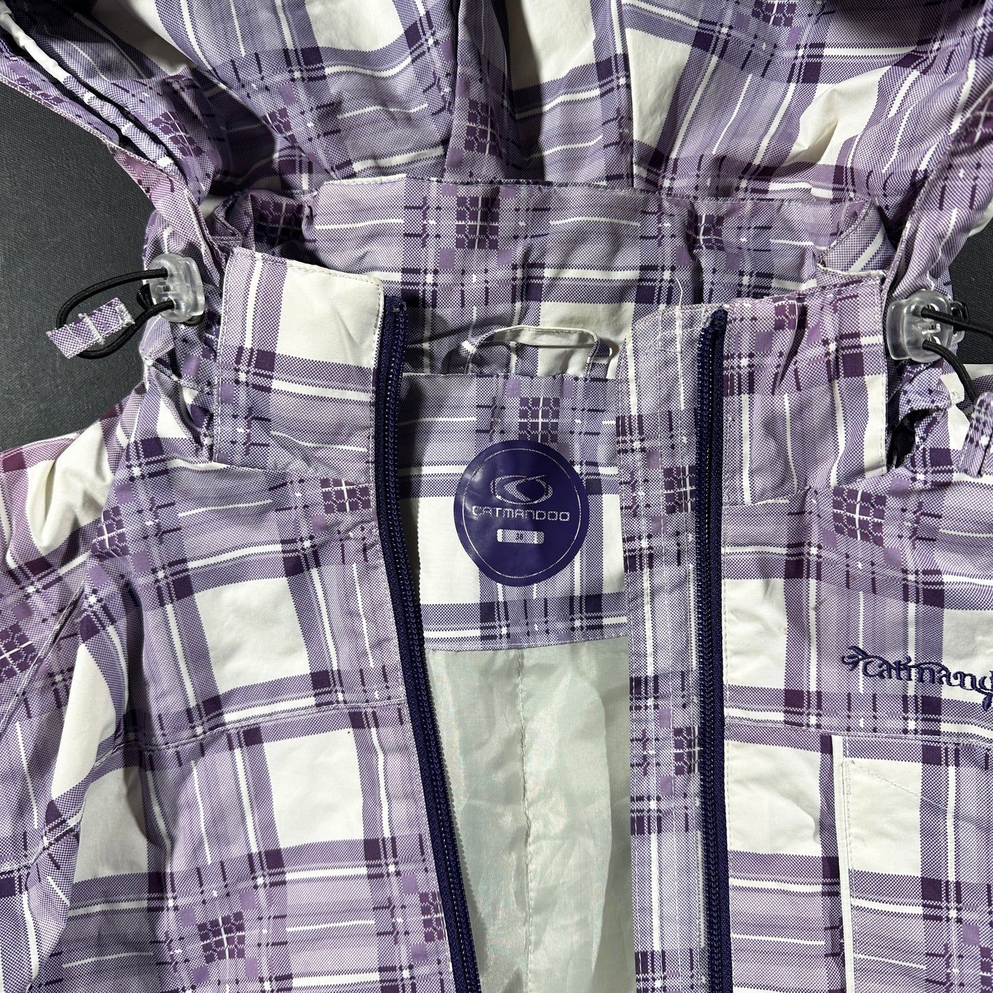 Windbreaker - Purple & White - Size 38