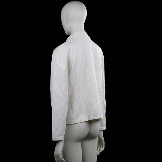 Denim jacket - White - Size M