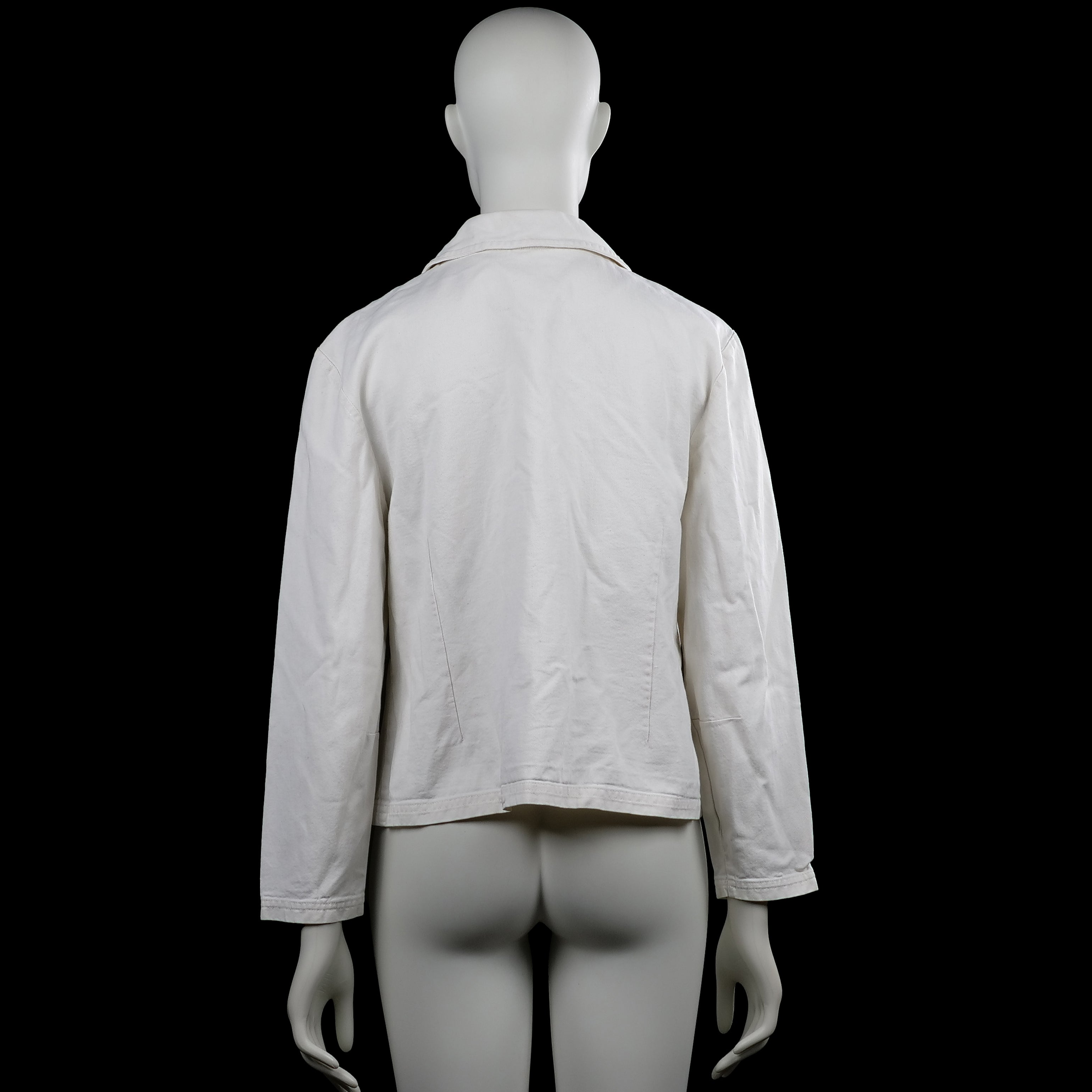 Denim jacket - White - Size M