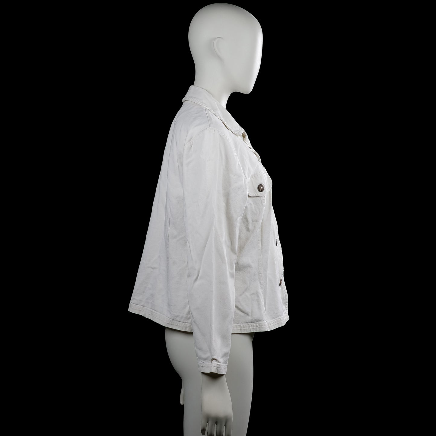 Denim jacket - White - Size M