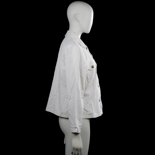 Denim jacket - White - Size M