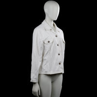 Denim jacket - White - Size M