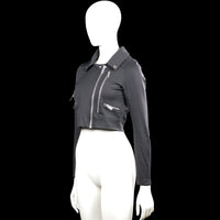 Biker jacket - Black - Size XS