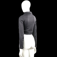 Biker jacket - Black - Size XS