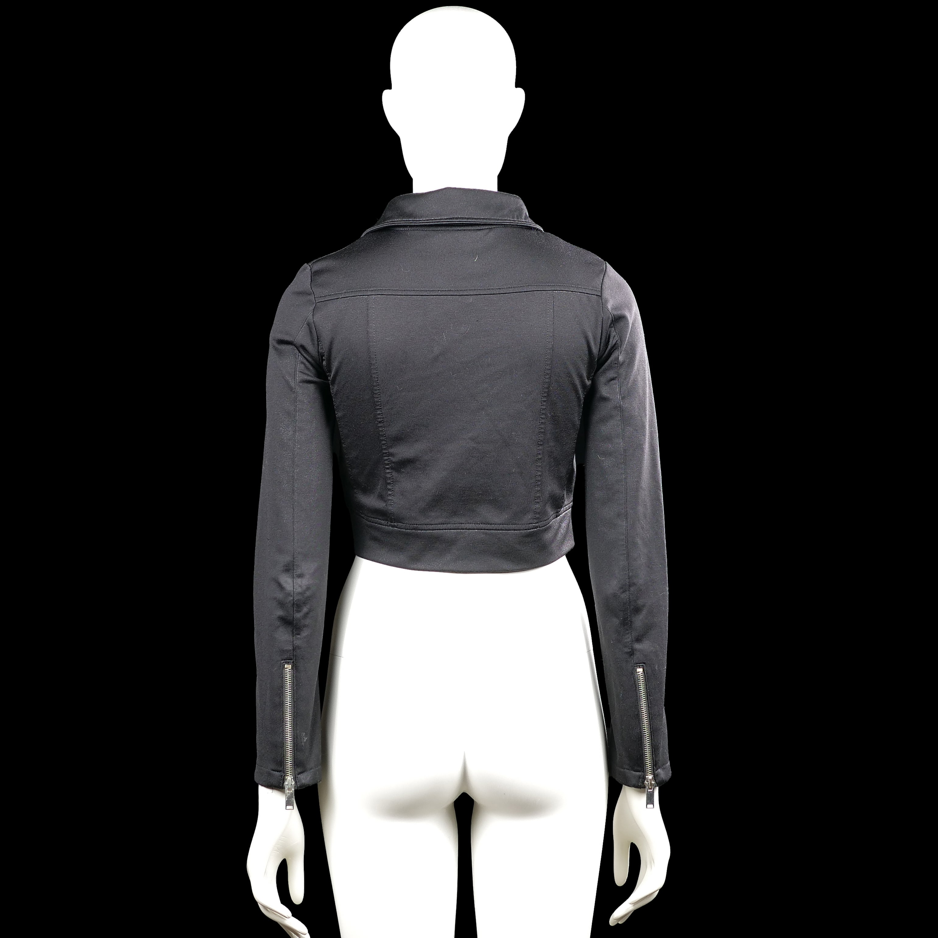 Biker jacket - Black - Size XS