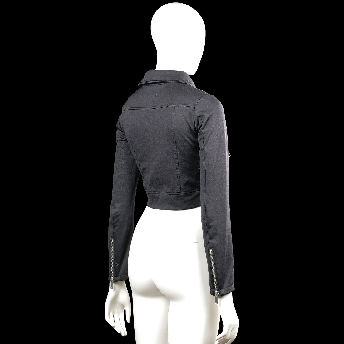 Biker jacket - Black - Size XS