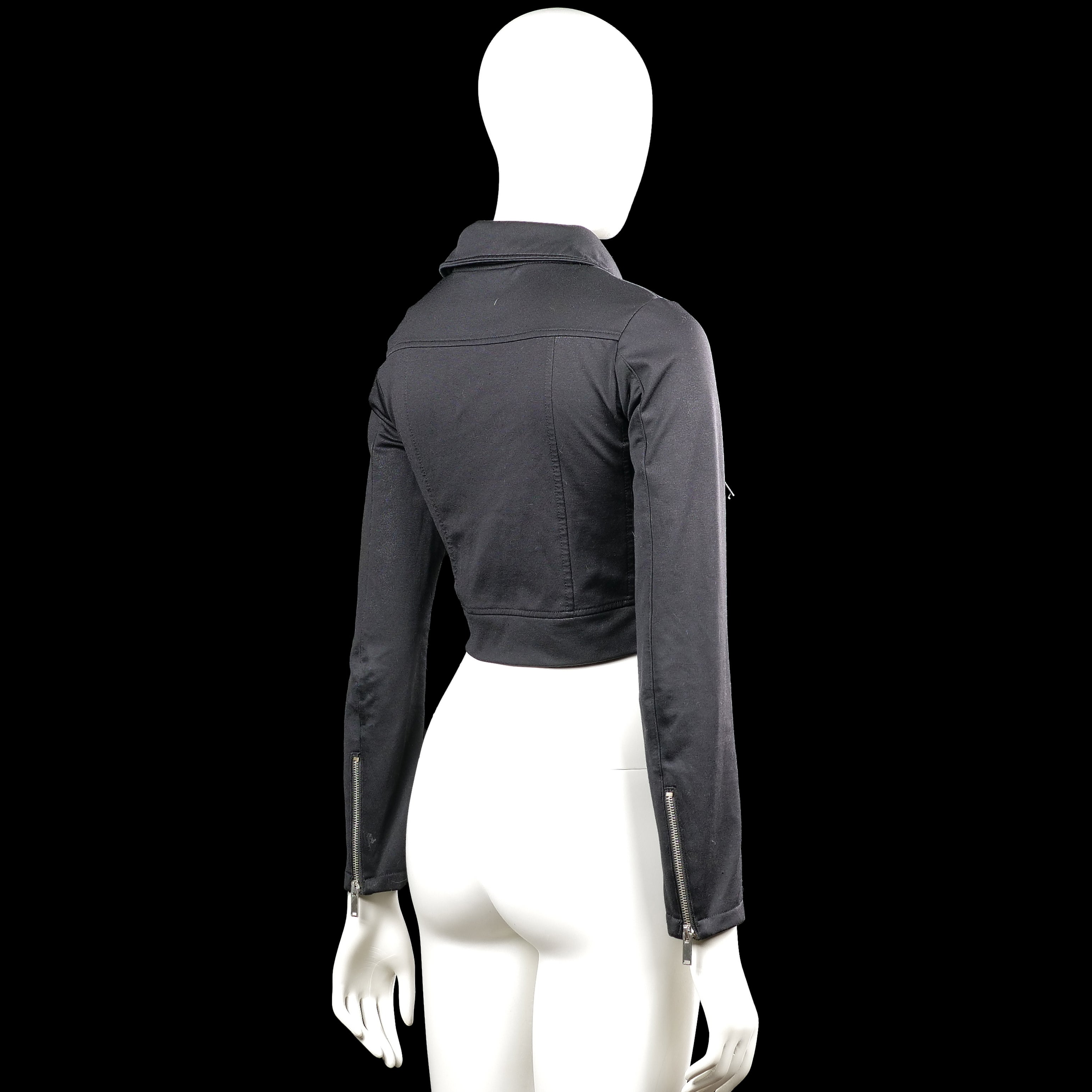 Biker jacket - Black - Size XS