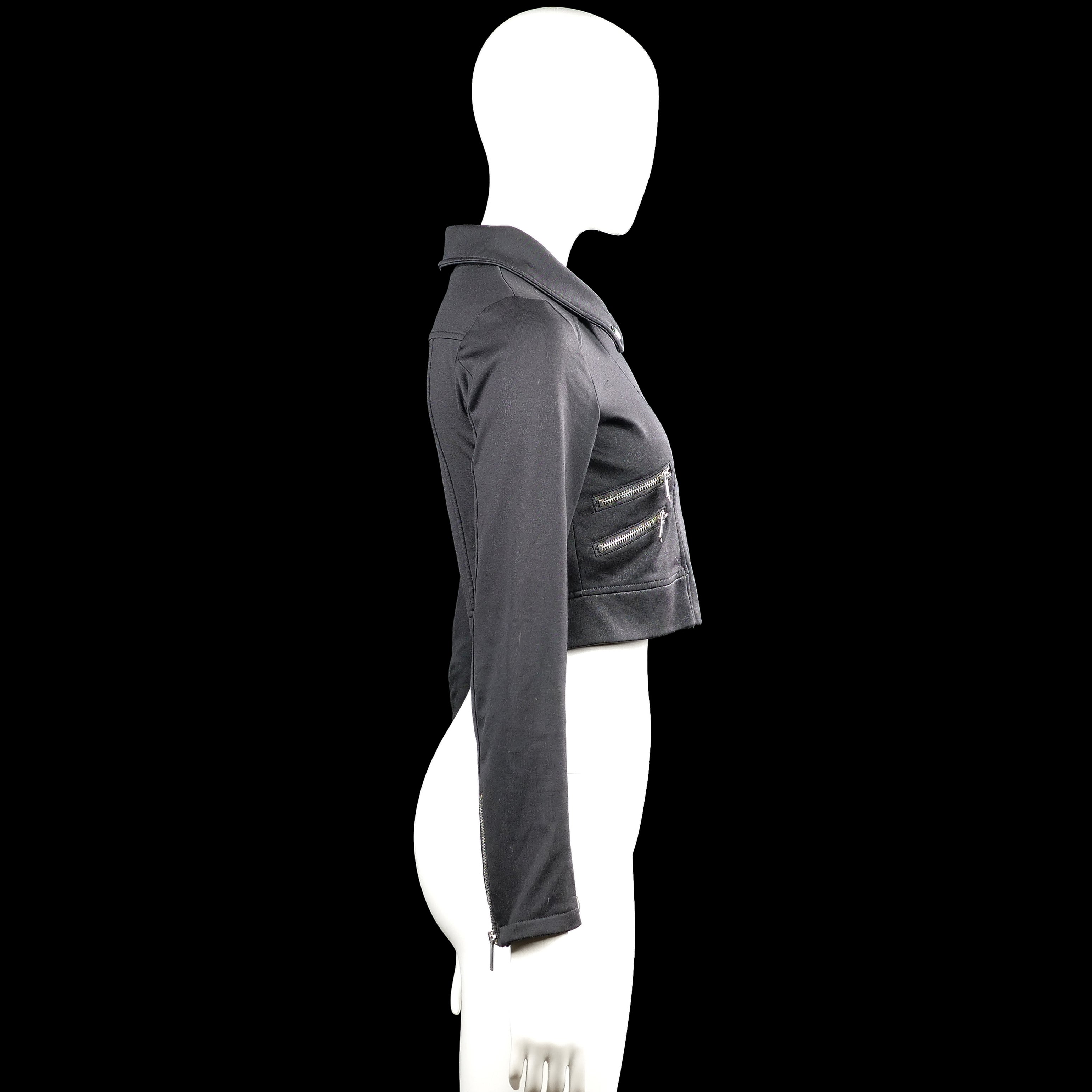 Biker jacket - Black - Size XS