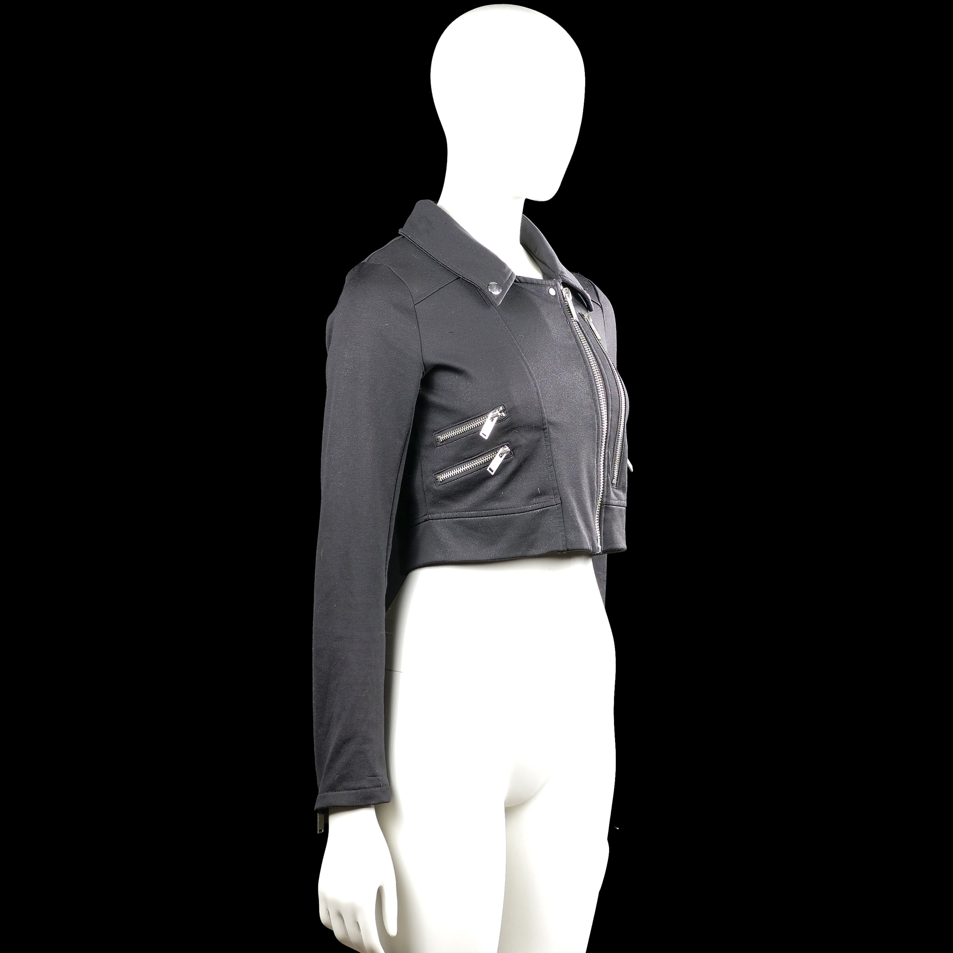 Biker jacket - Black - Size XS