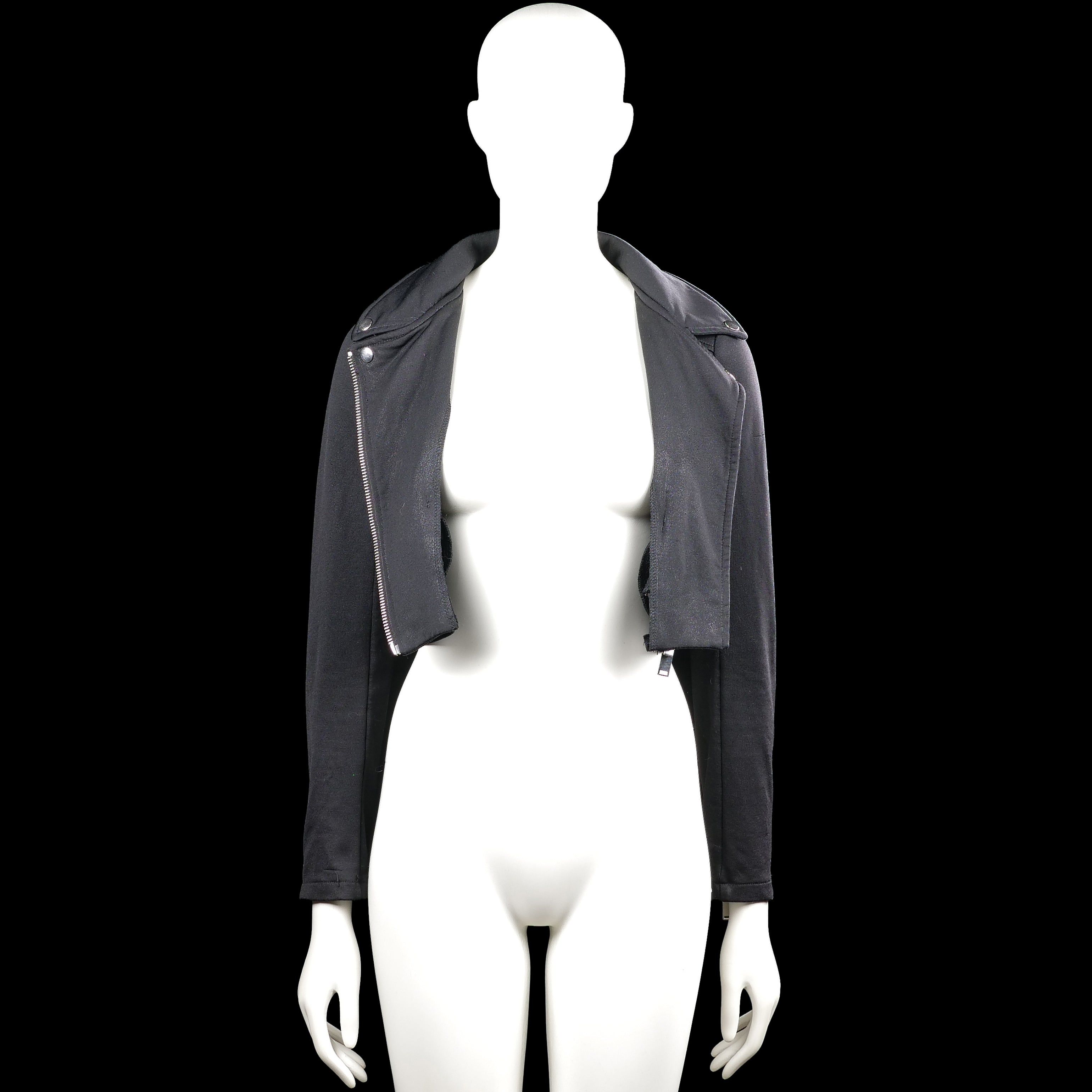 Biker jacket - Black - Size XS