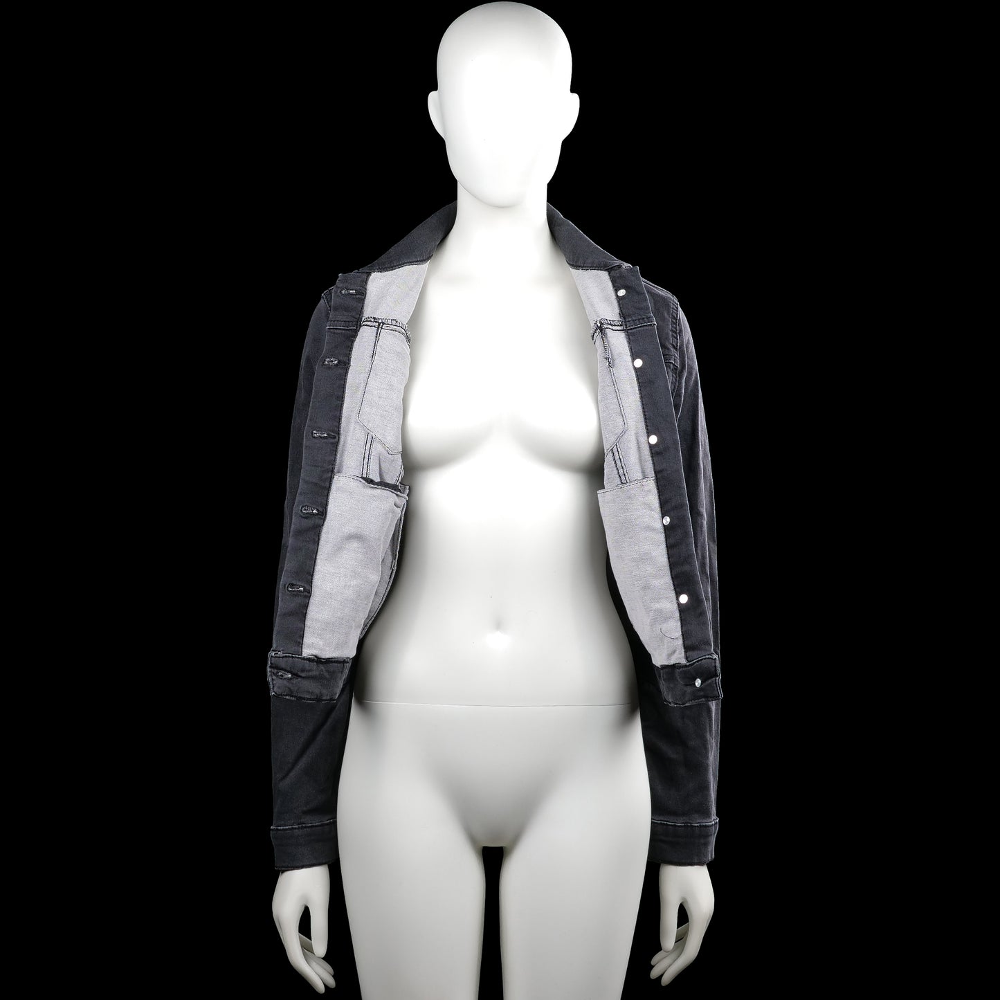 Denim jacket - Charcoal - Size M