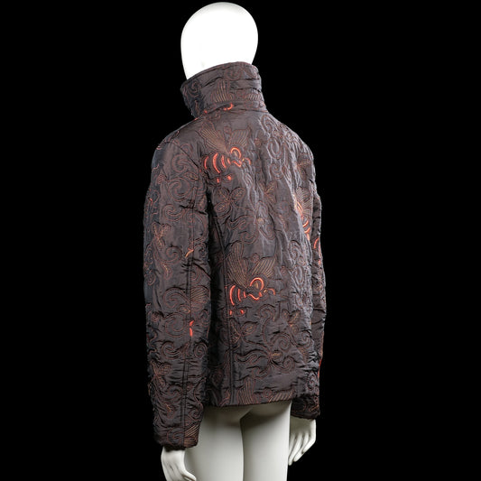 Padded jacket - Black & Red - Size L