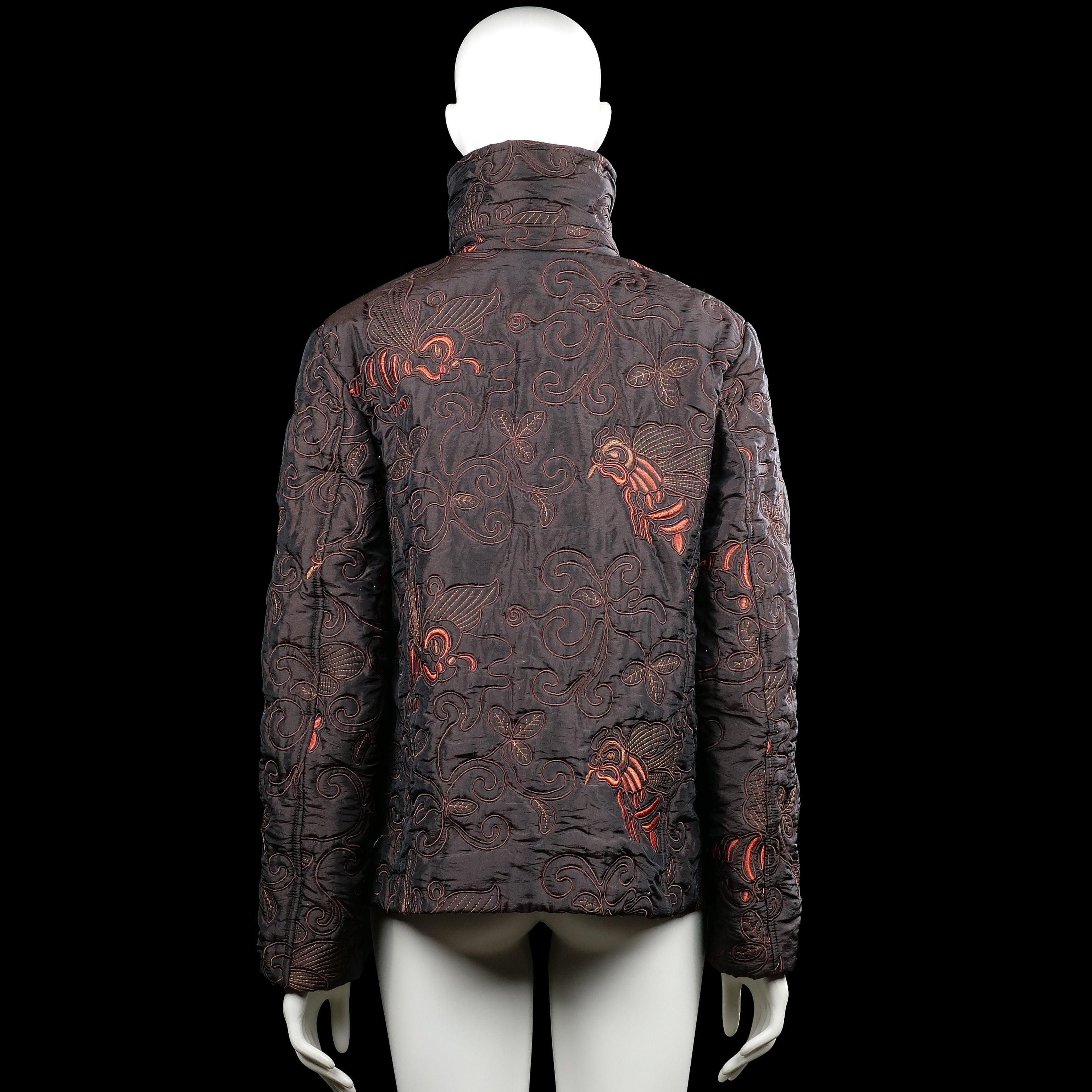 Padded jacket - Black & Red - Size L