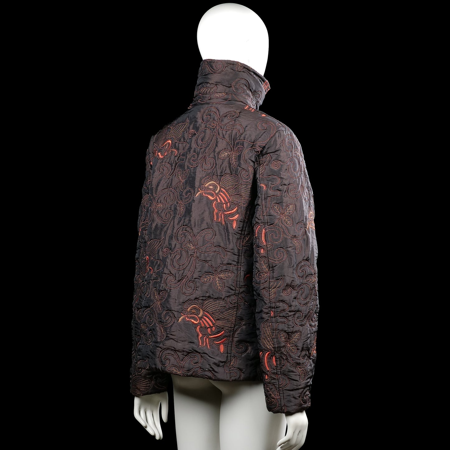 Padded jacket - Black & Red - Size L