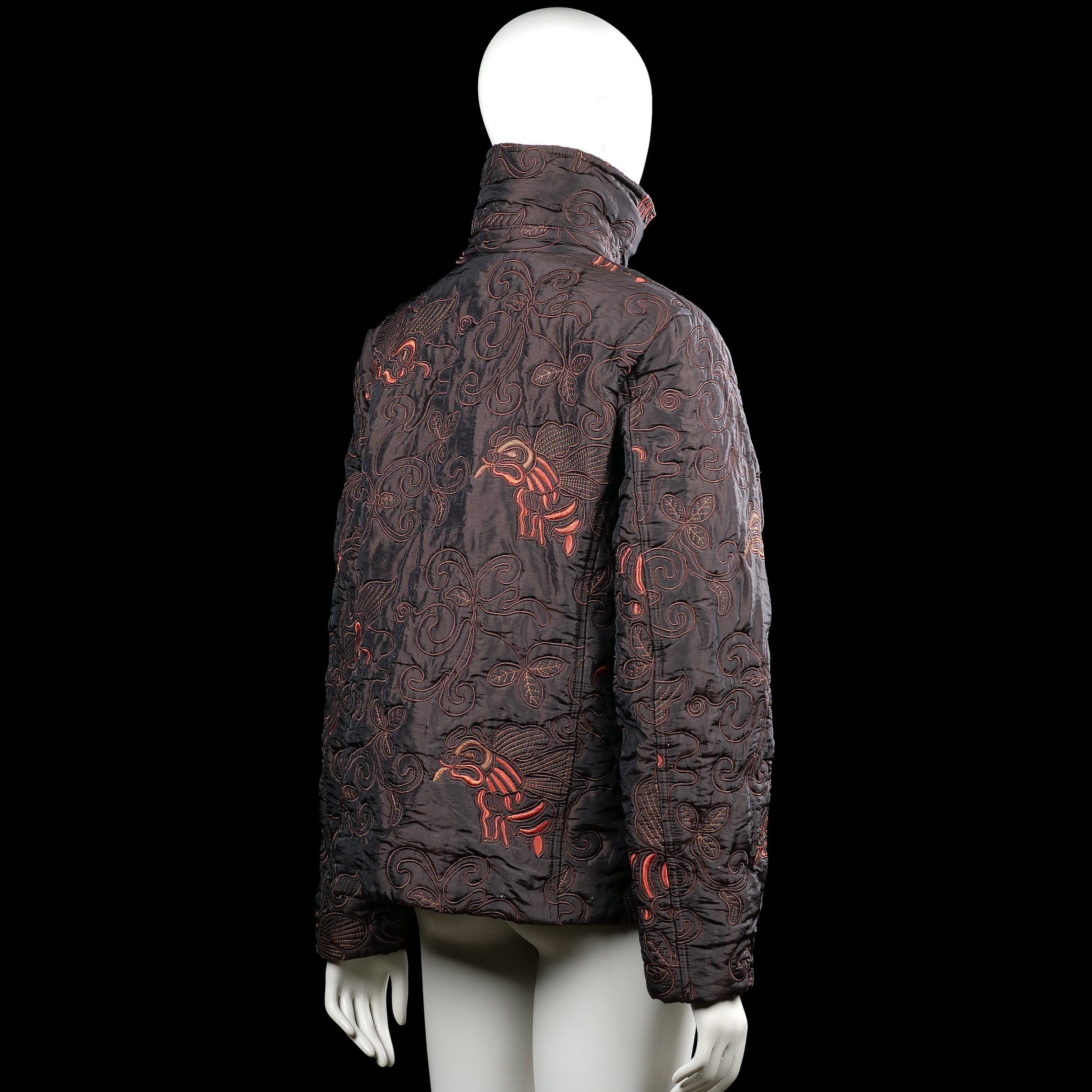 Padded jacket - Black & Red - Size L