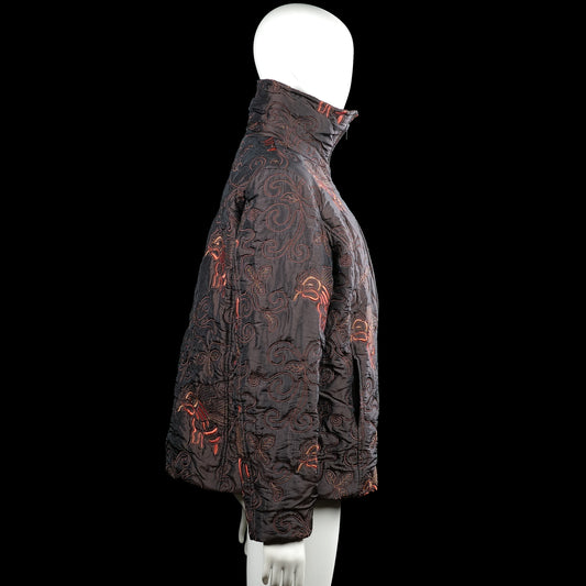 Padded jacket - Black & Red - Size L