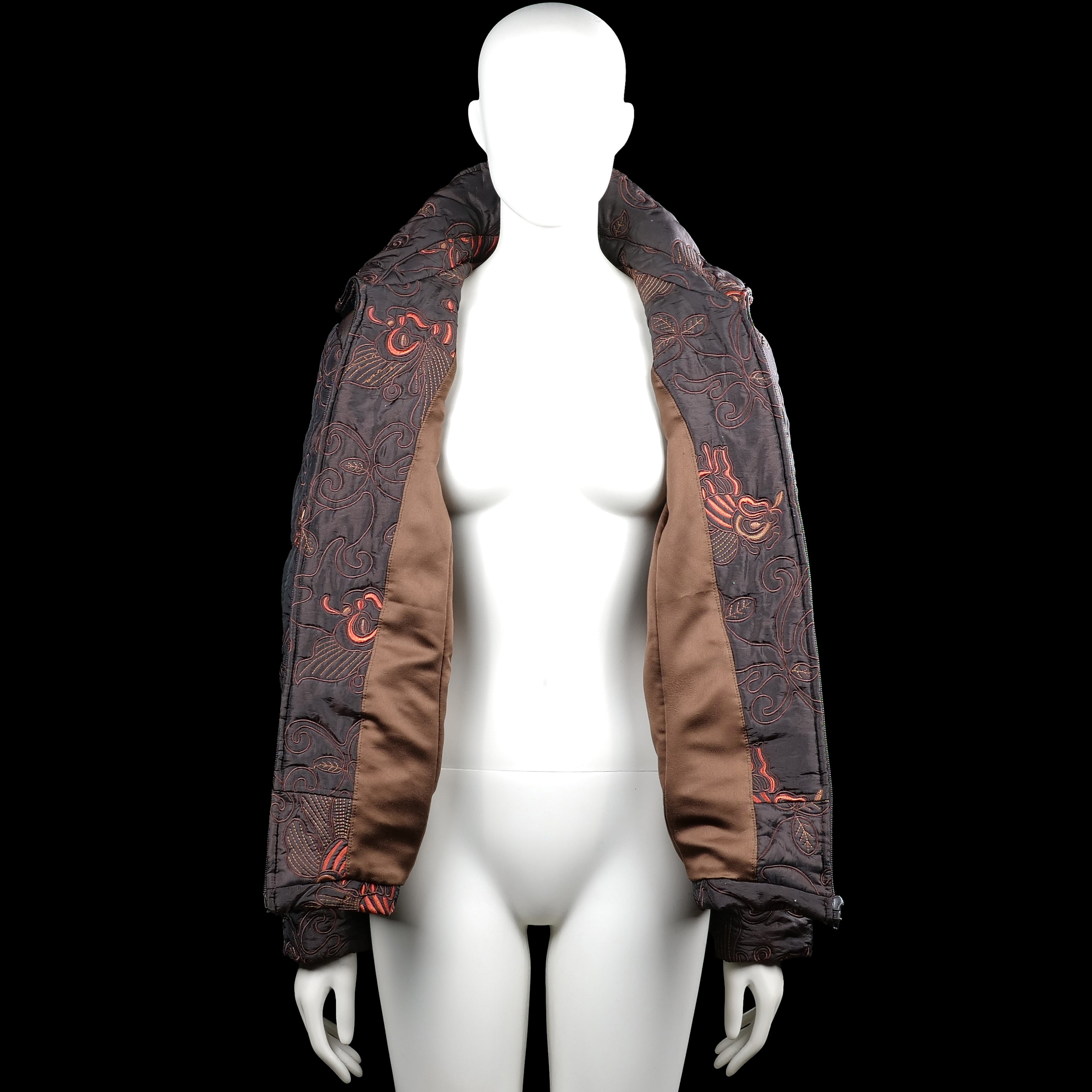 Padded jacket - Black & Red - Size L