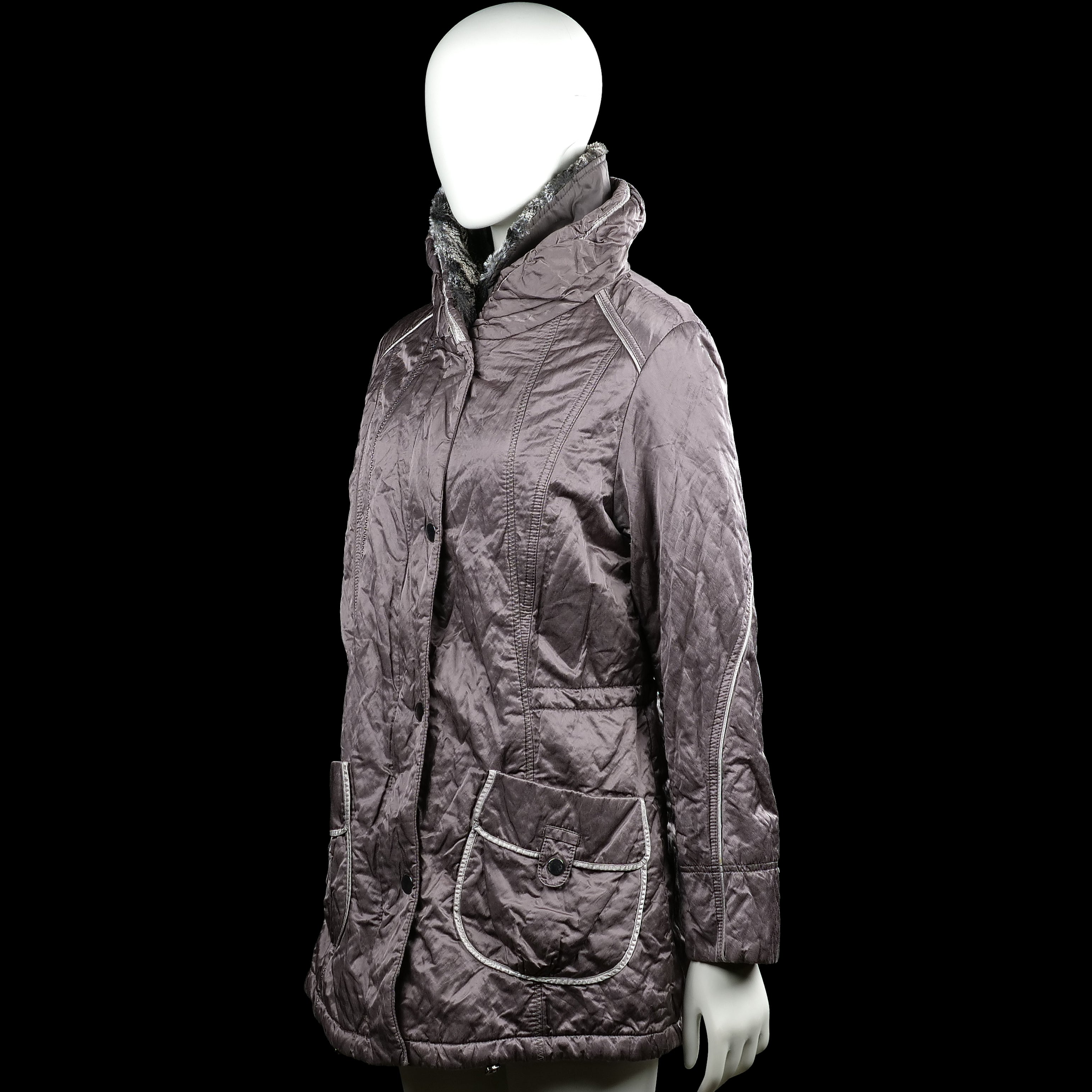 Padded coat - Gray - Size M