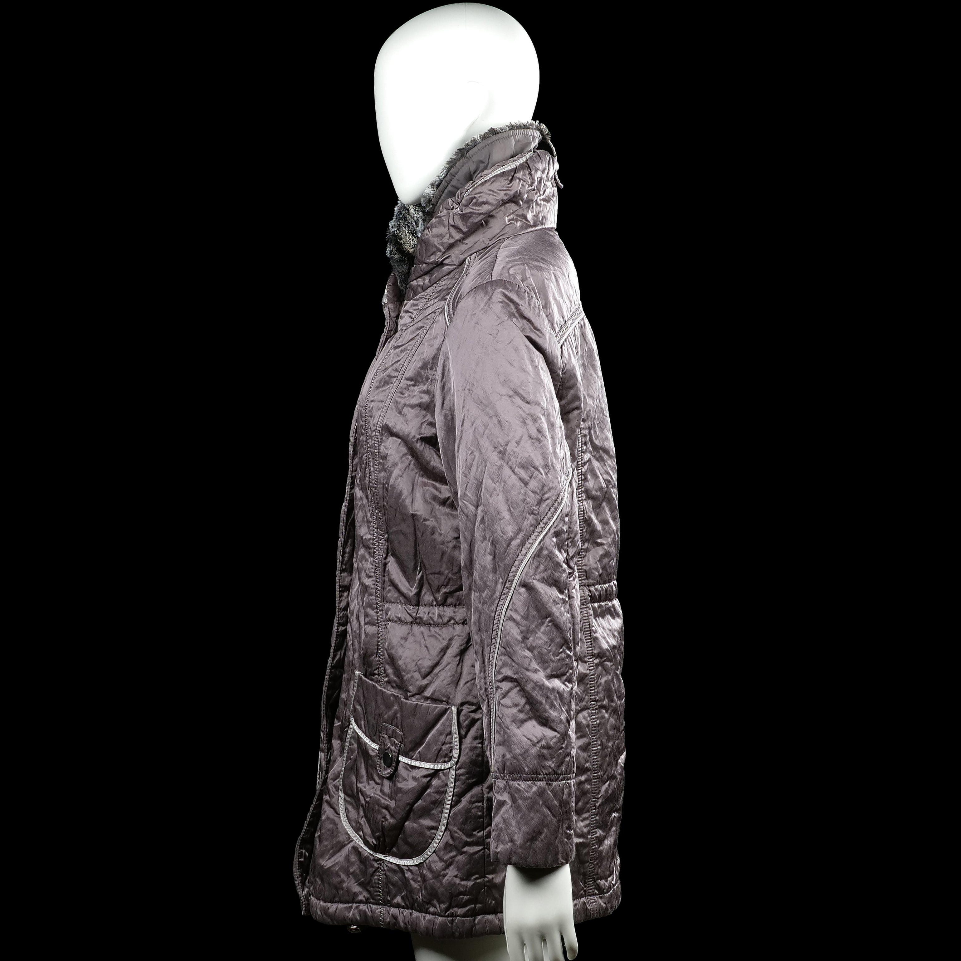 Padded coat - Gray - Size M