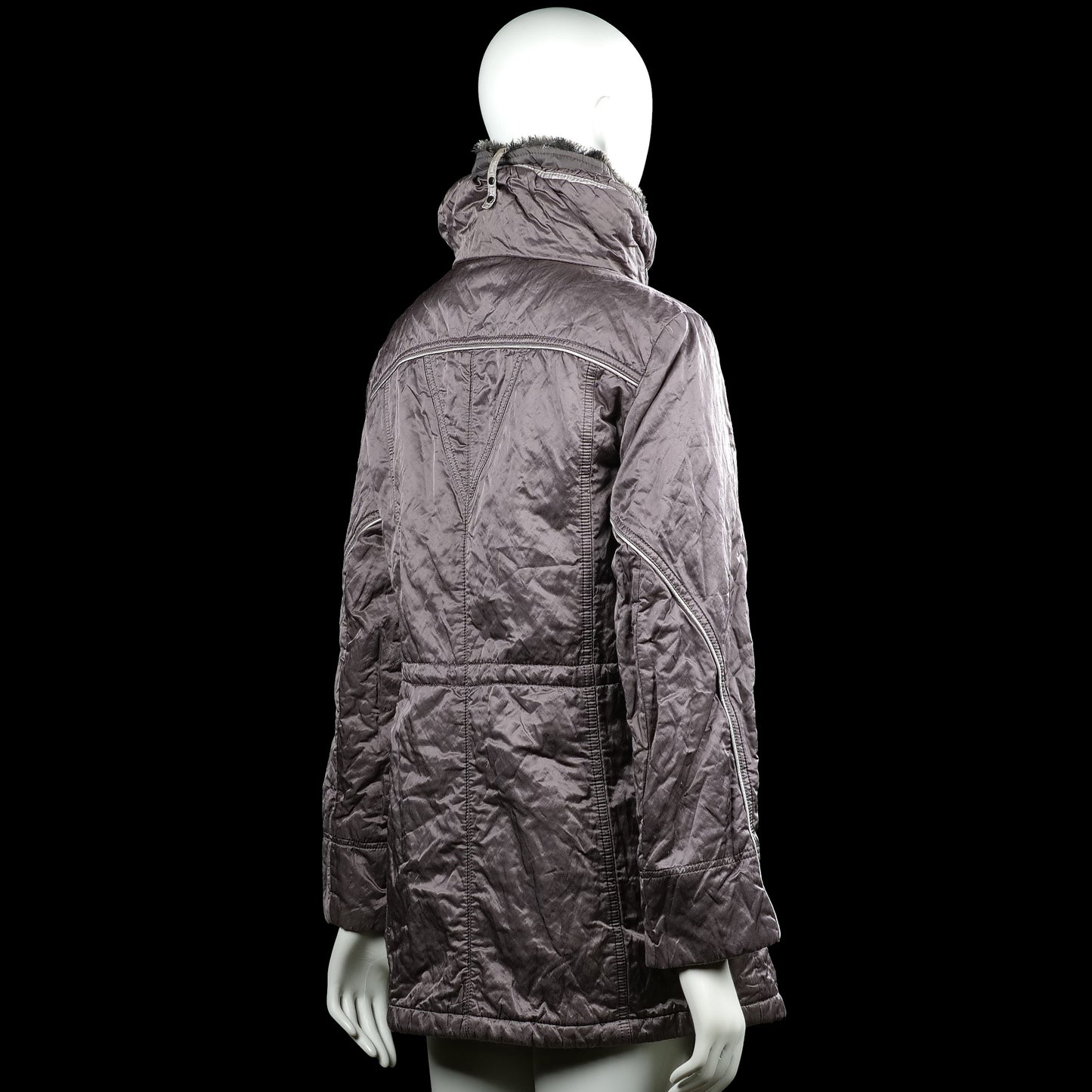 Padded coat - Gray - Size M