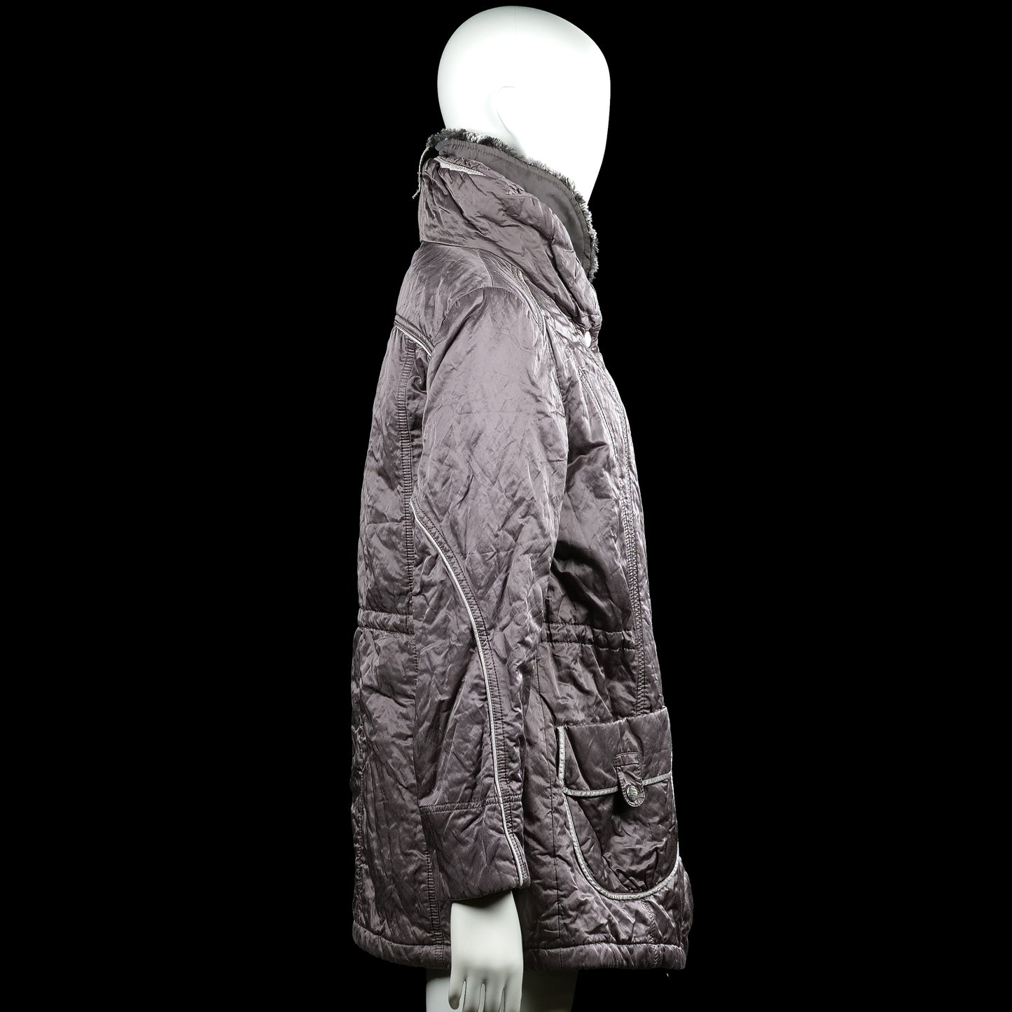 Padded coat - Gray - Size M