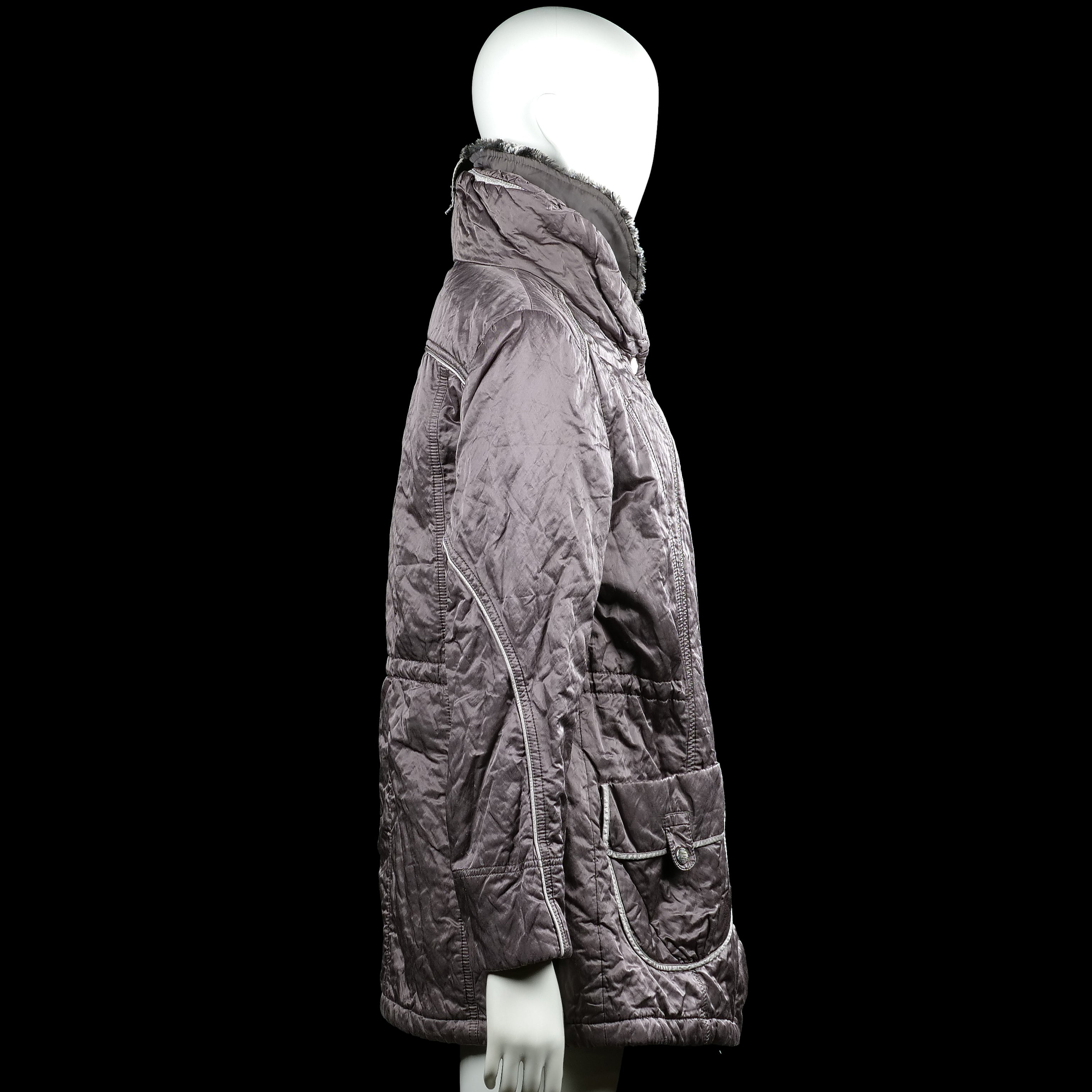Padded coat - Gray - Size M