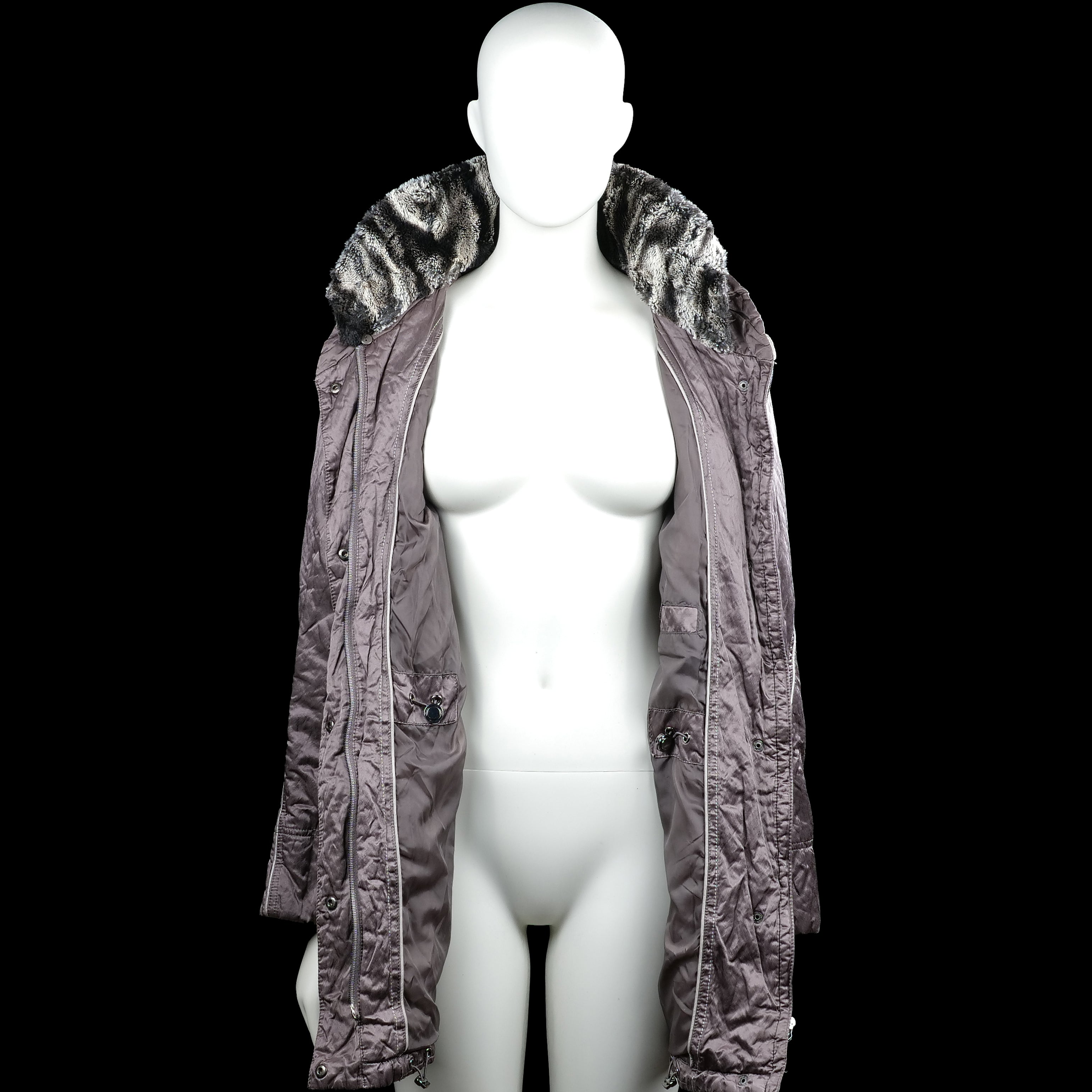 Padded coat - Gray - Size M