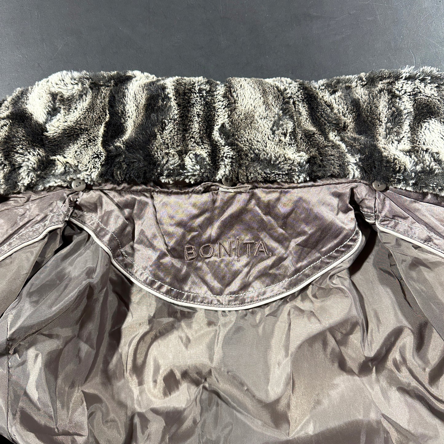 Padded coat - Gray - Size M