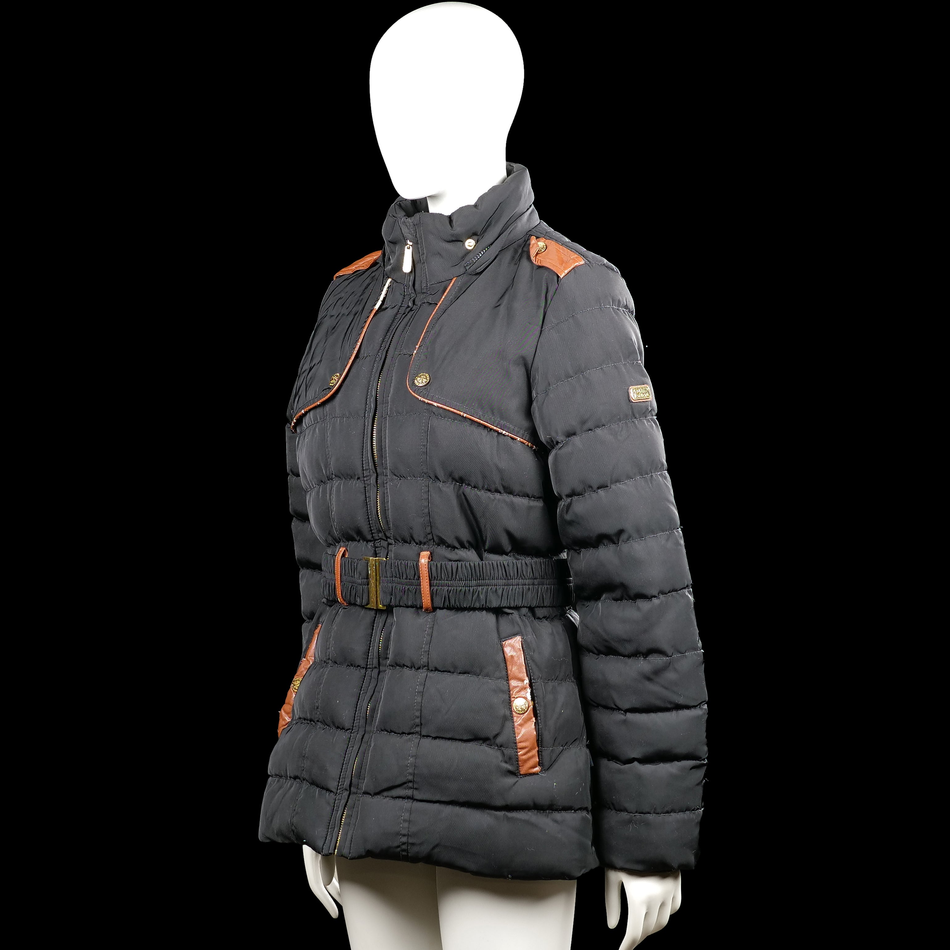 Padded coat - Black & Brown - Size M