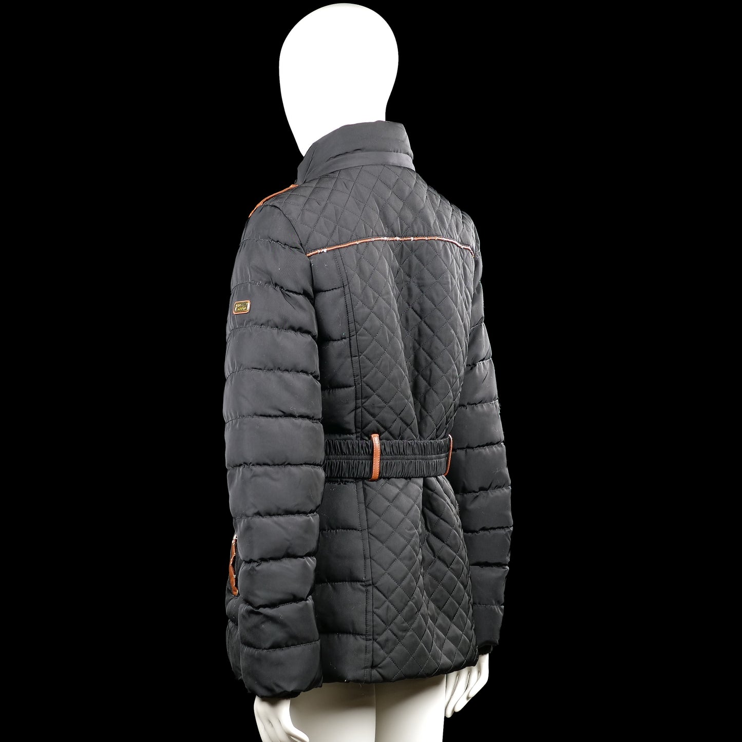 Padded coat - Black & Brown - Size M