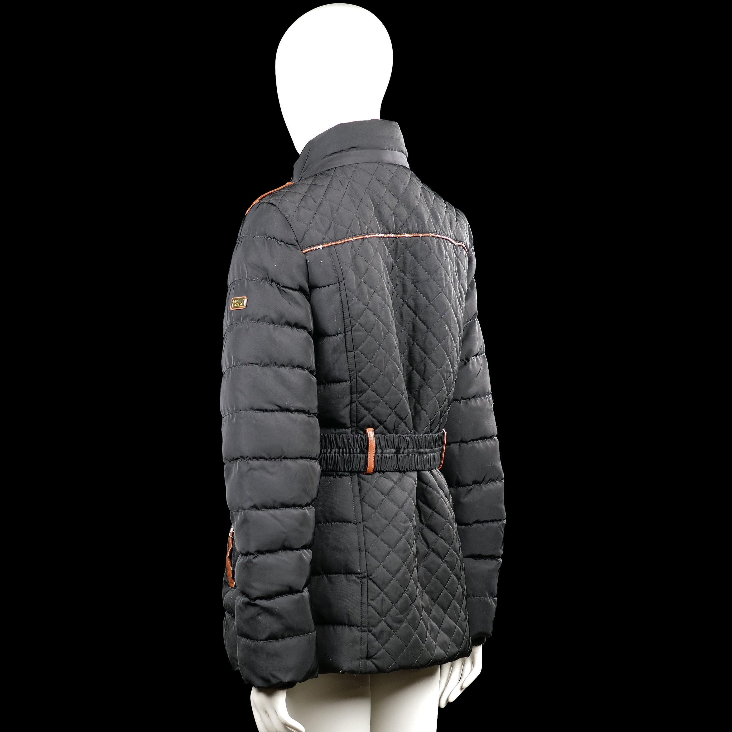 Padded coat - Black & Brown - Size M