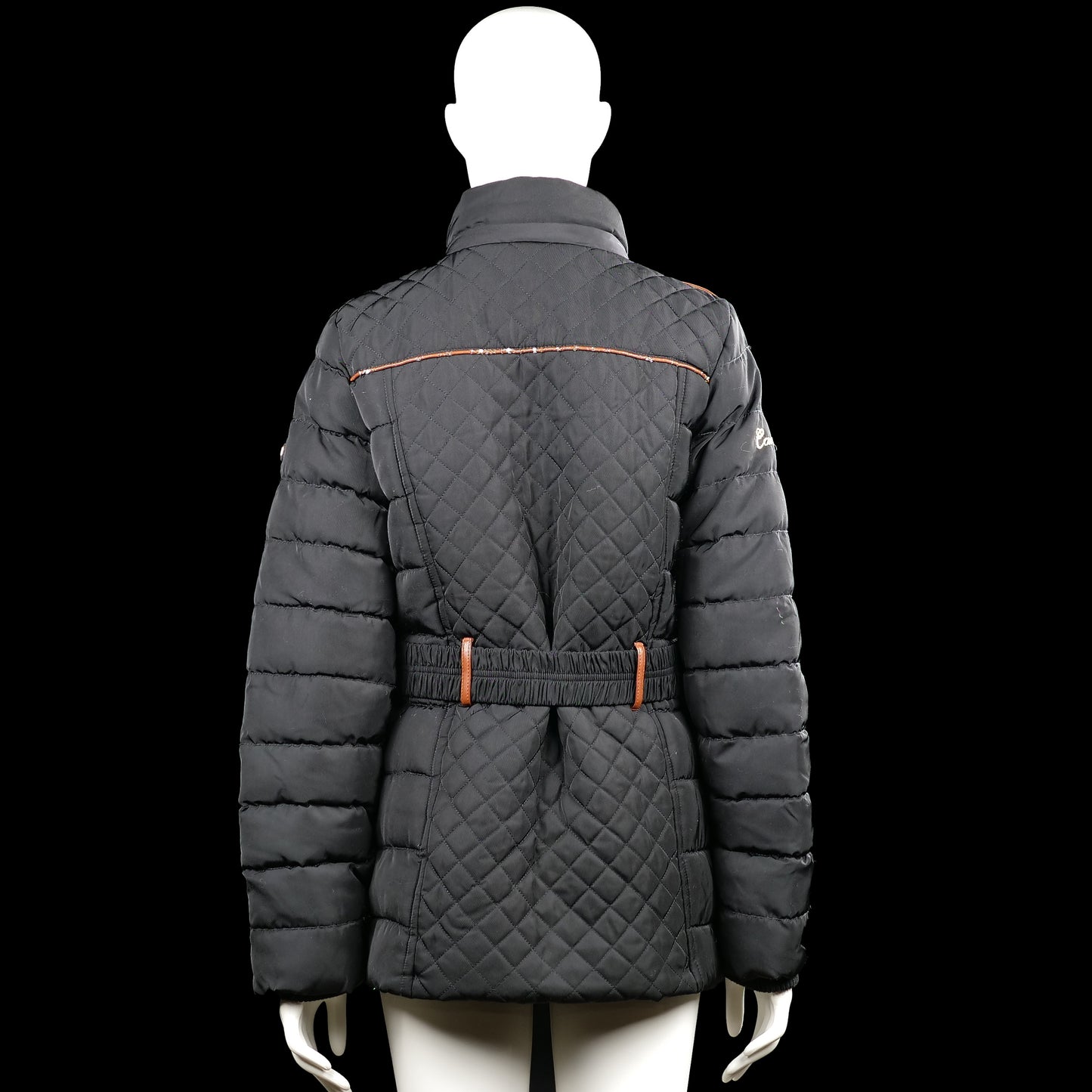 Padded coat - Black & Brown - Size M