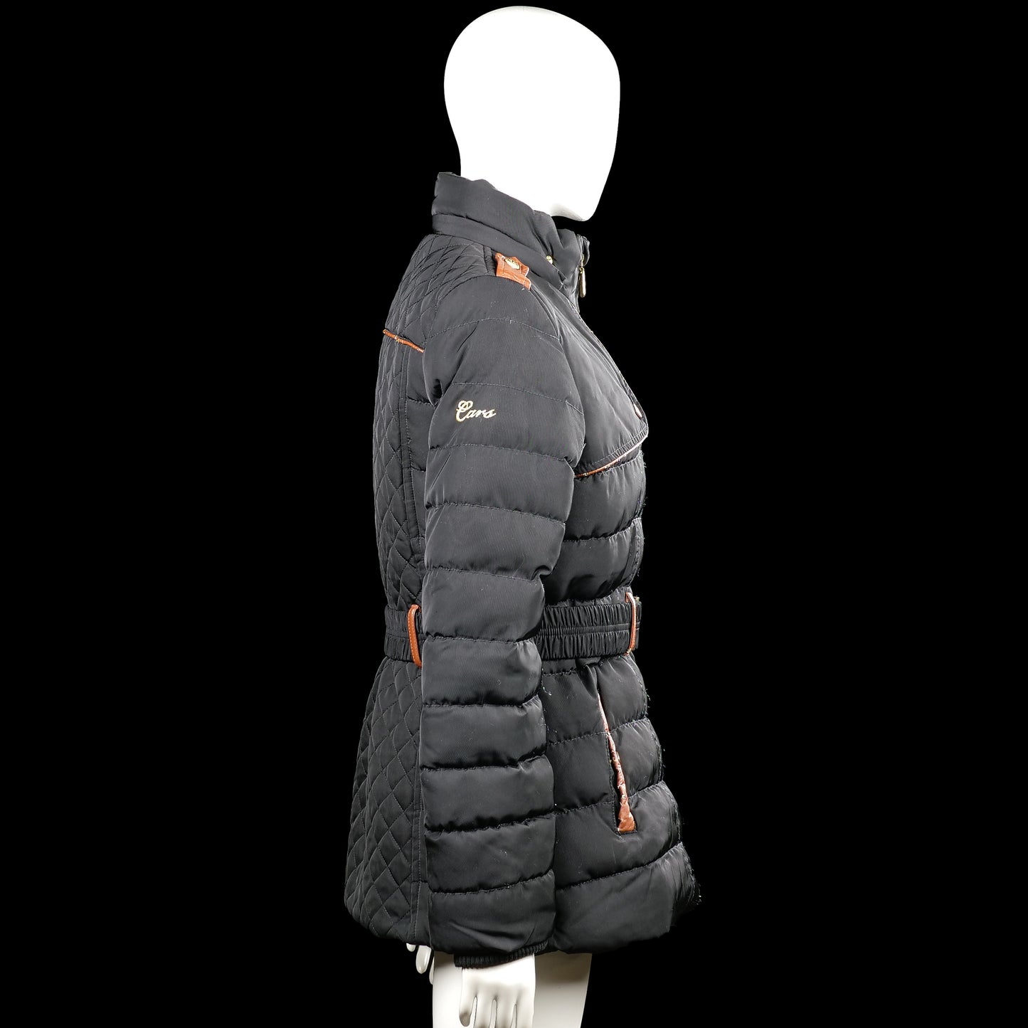 Padded coat - Black & Brown - Size M