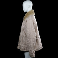 Padded jacket - Beige & Camel - Size XL