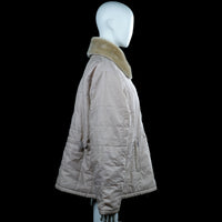 Padded jacket - Beige & Camel - Size XL