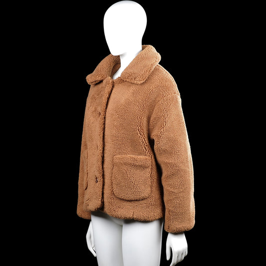 Fur jacket - Camel - Size L