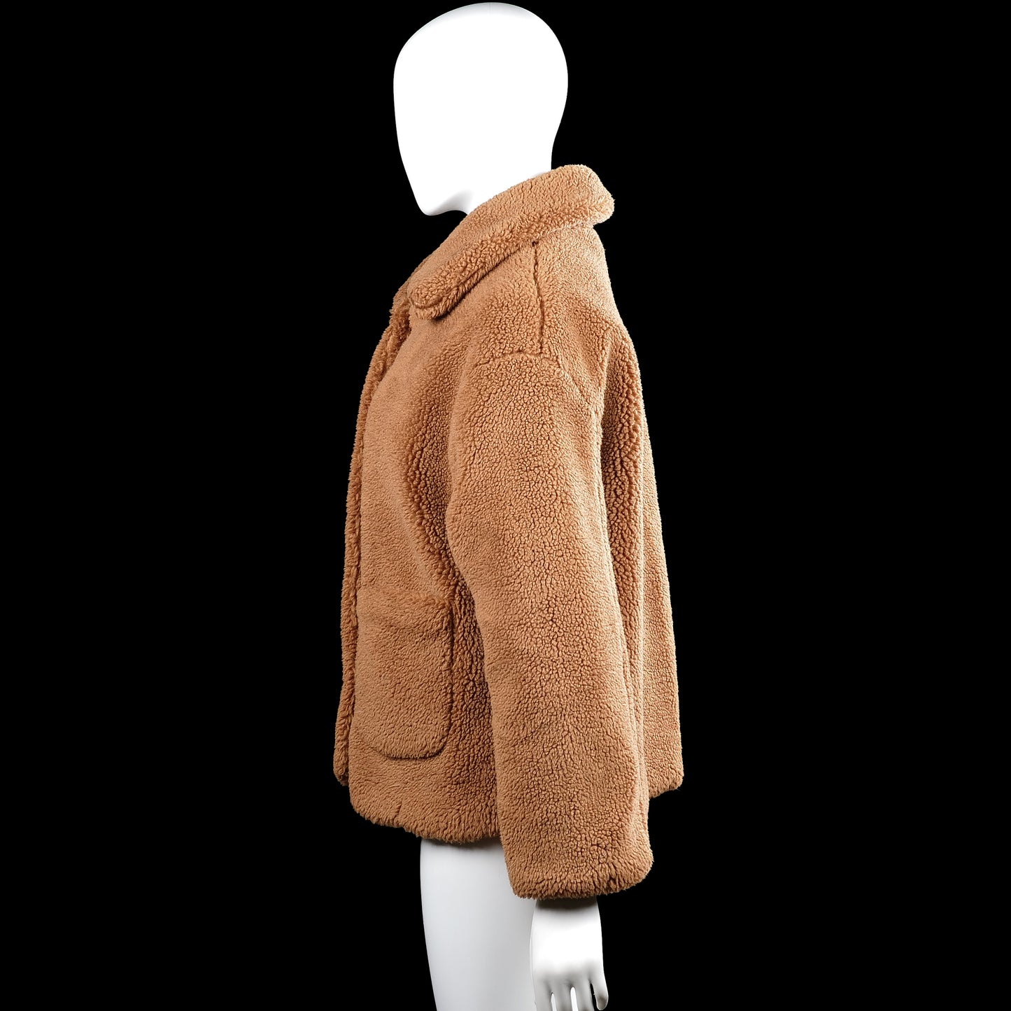 Fur jacket - Camel - Size L