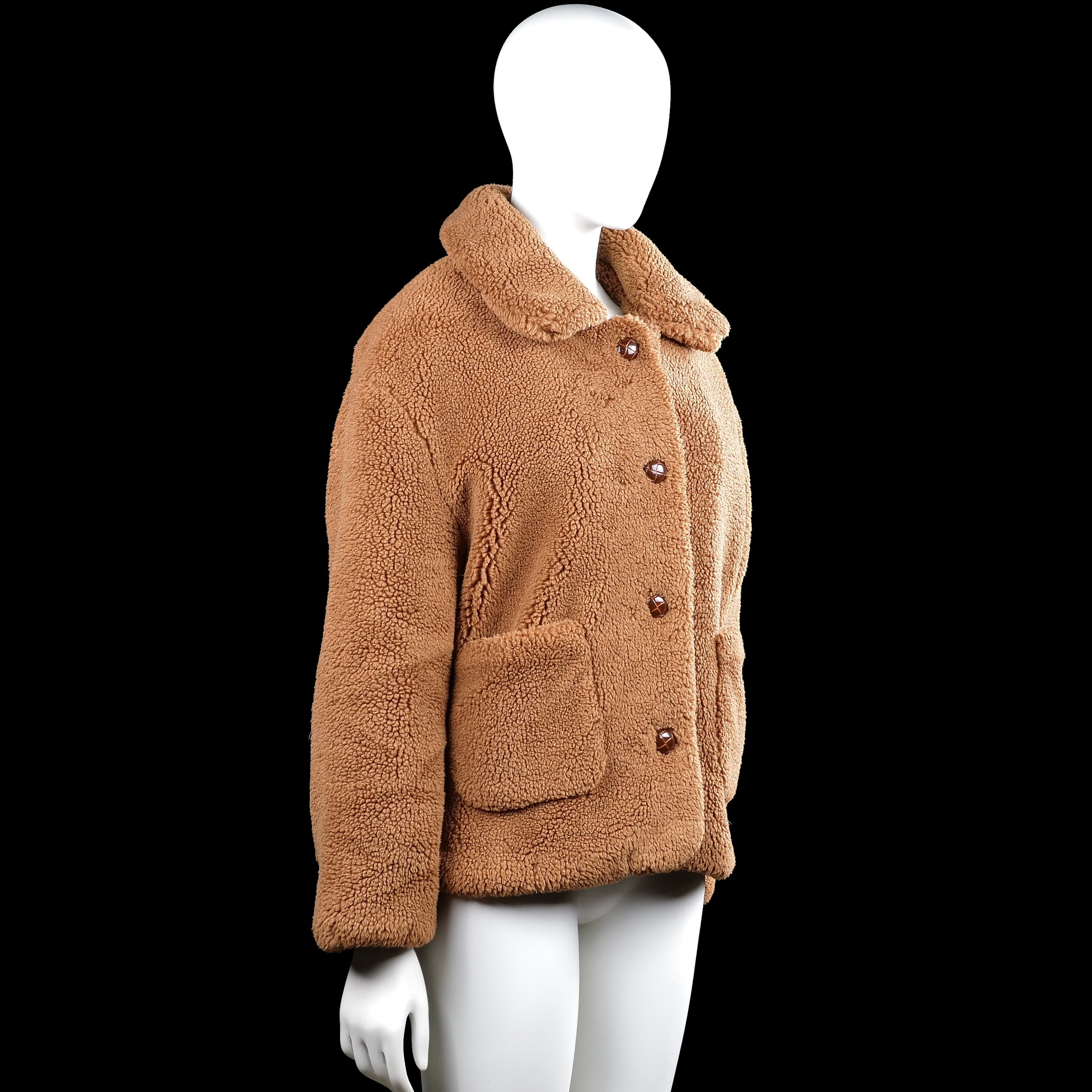 Fur jacket - Camel - Size L