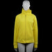 Madonna - Fleece jacket - Yellow - Size M - Yellow solid zip-up top with a high neck and long sleeves. Features zippered front pockets, plain cuffs, and a straight hem.
