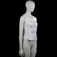 Tank top - White & Purple - Size 146, 152