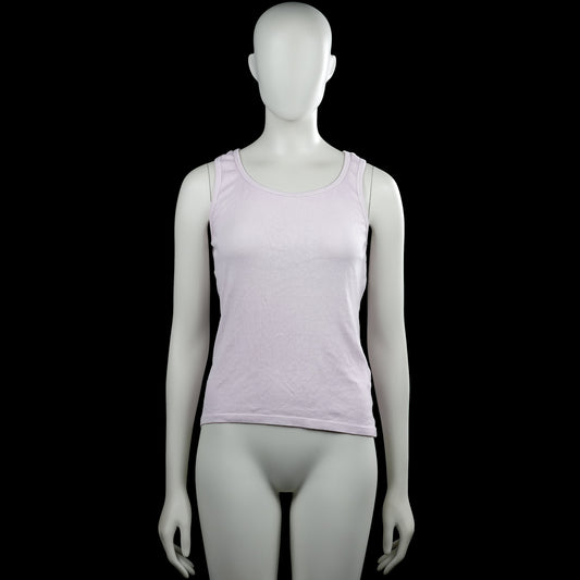 Crivit - Tank top - Lavender - Size S - Lavender solid sleeveless tank top with a scoop neckline and wide shoulder straps. Straight hem with plain edge trim at the neckline and armholes.