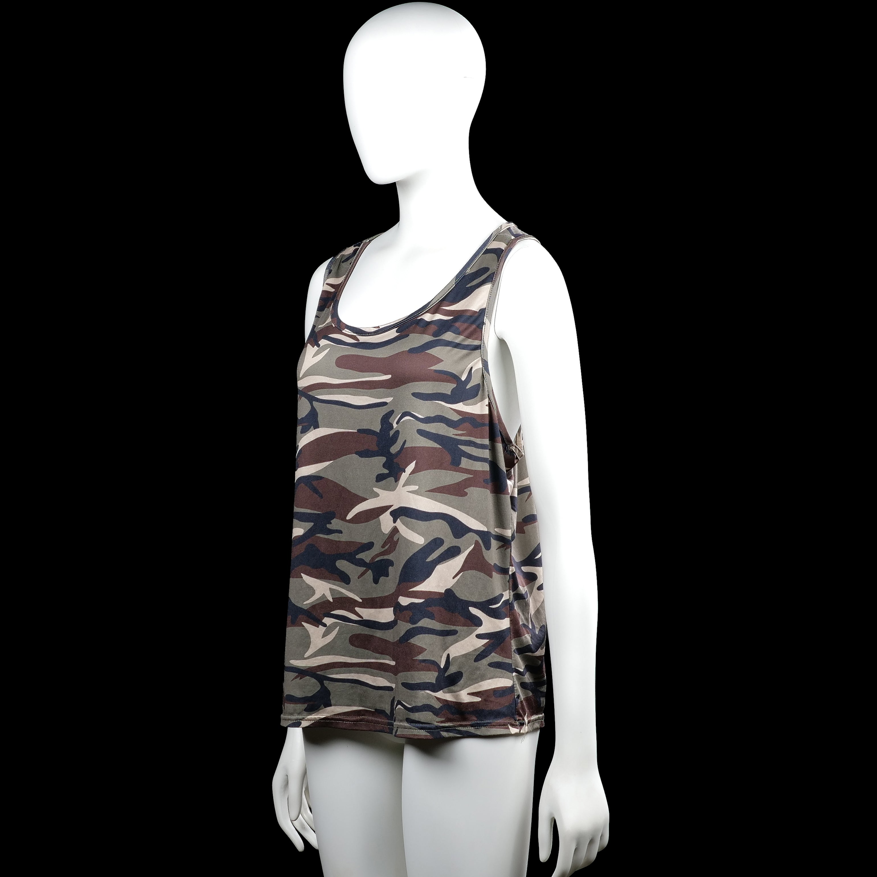 Tank top - Olive & Navy - Size M