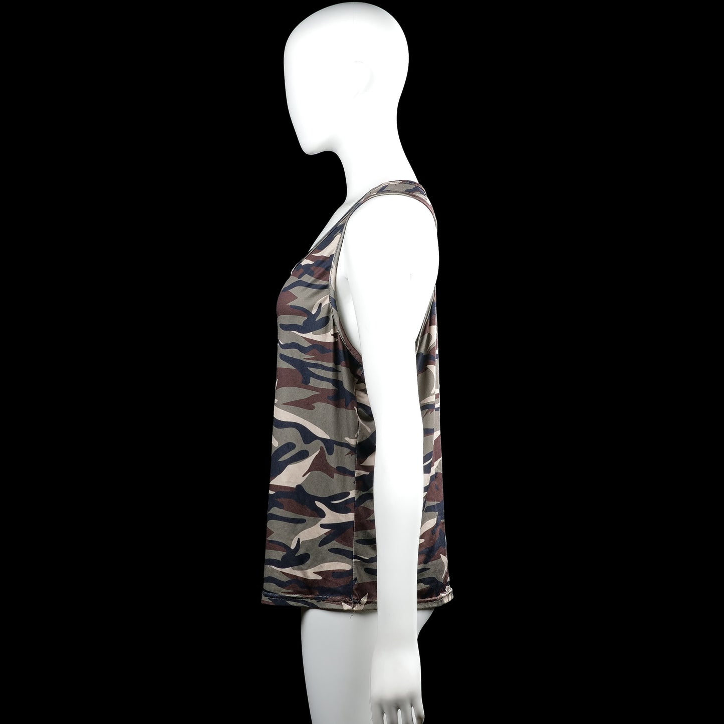 Tank top - Olive & Navy - Size M