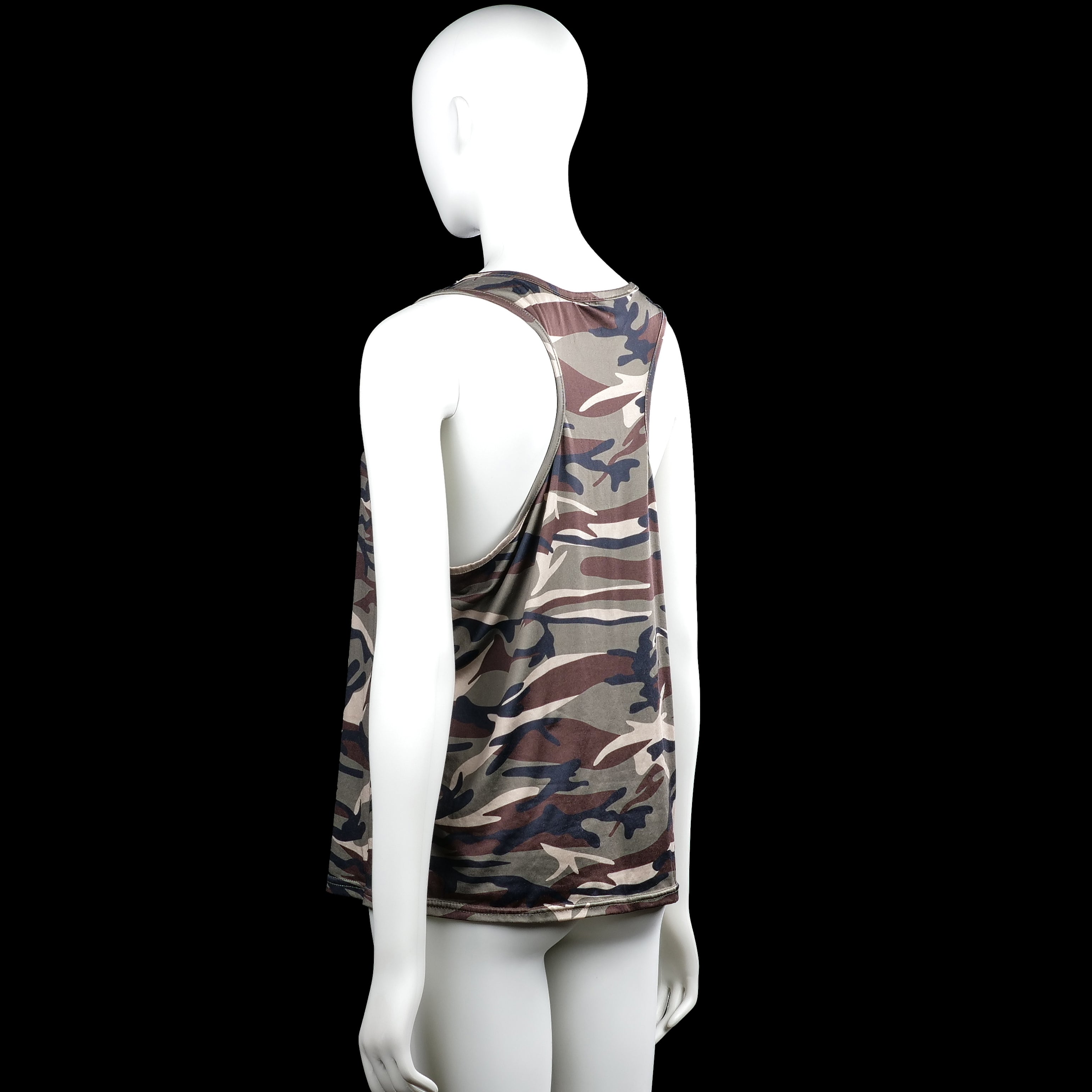 Tank top - Olive & Navy - Size M