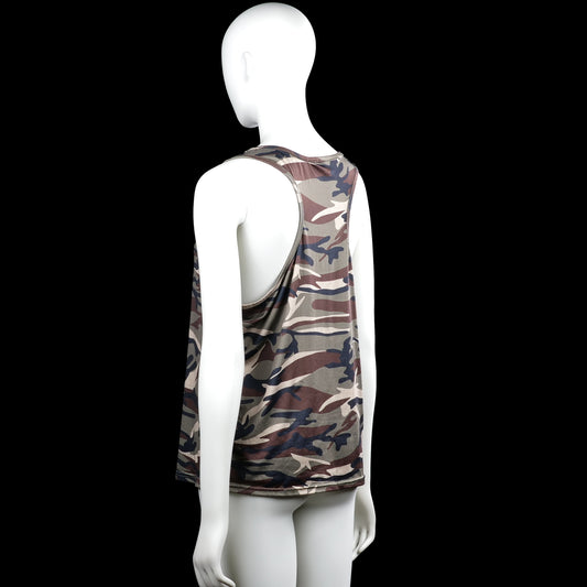Tank top - Olive & Navy - Size M